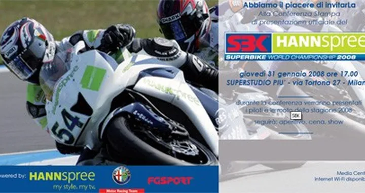 Presentazione SBK Hannspree SUPERBIKE World Championship 2008