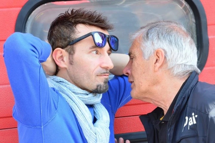 MotoGP: Max Biaggi sulla Ducati GP13 di Ben Spies in un test al Mugello
