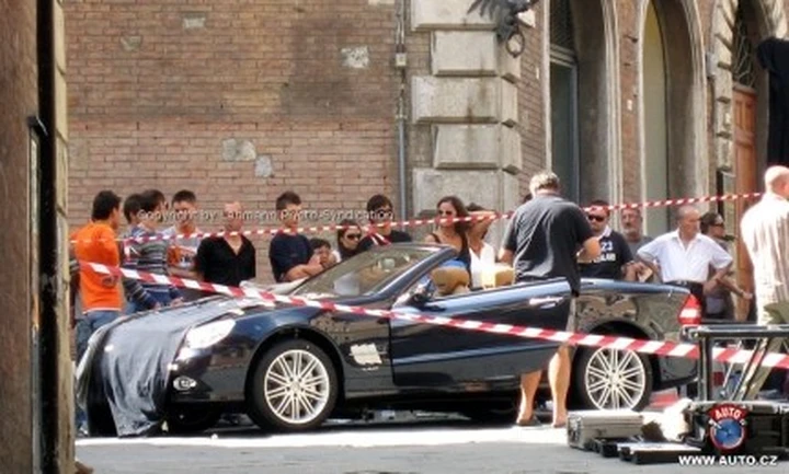 Foto spia delle Mercedes Sl e Slk