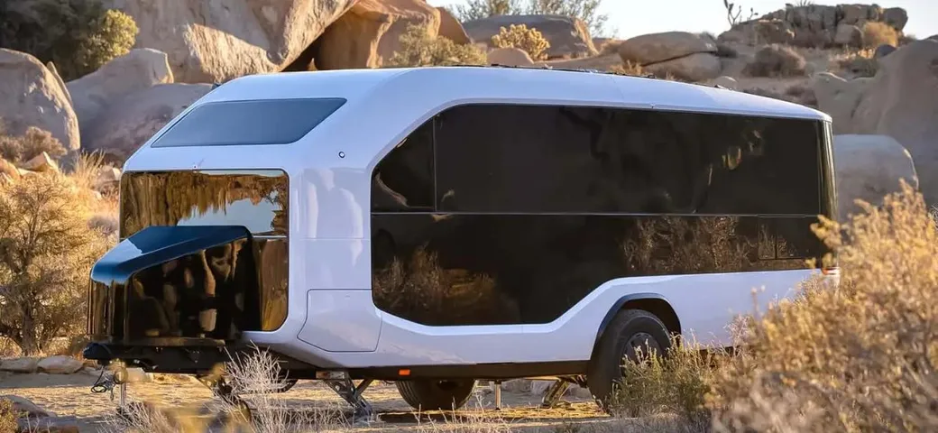 Pebble Flow, un caravan così non lo abbiamo mai visto: rivoluziona il campeggio