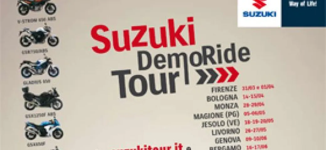 Suzuki Demo Ride Tour 2012