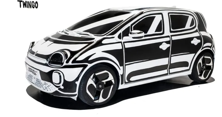 La Renault Twingo E-Tech Electric diventa un’opera d’arte