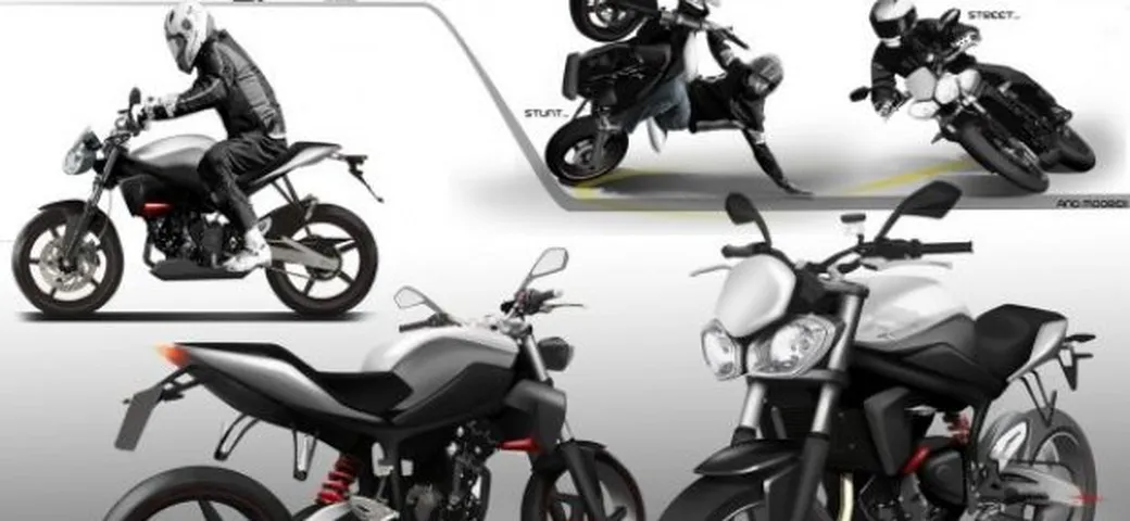 Rendering: Triumph 300 giovane e divertente