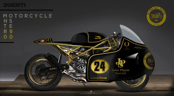 Sultans of  Sprint, Milano Cafe Racers al via con la Special nero-oro