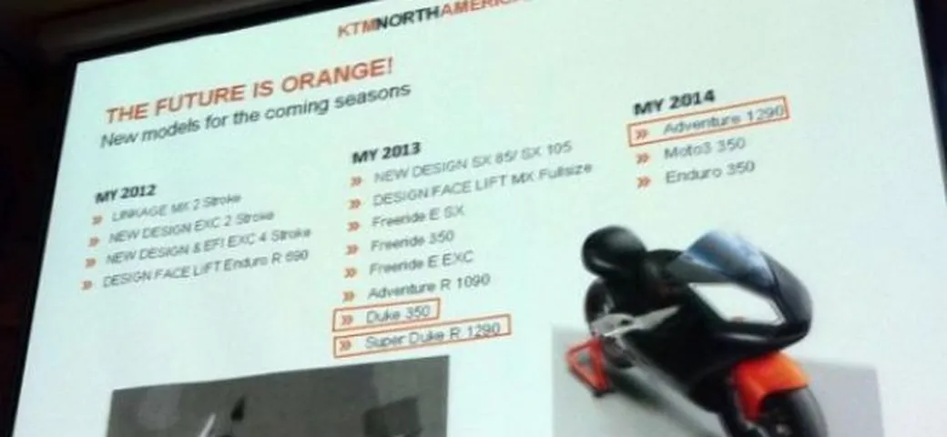 Piano industriale KTM: Super Duke e Adventure 1290 nel 2014