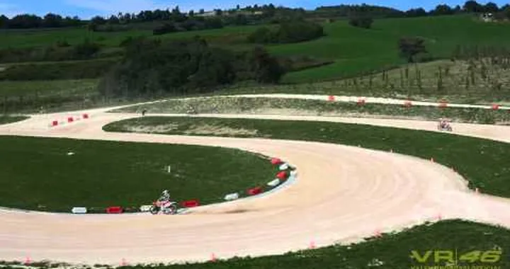A lap at MotoRanch VR46