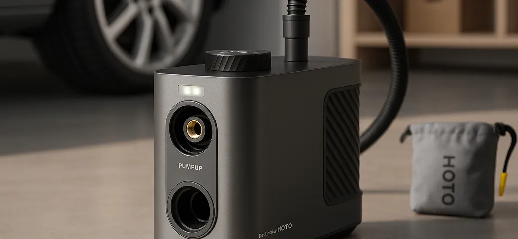 Compressore portatile HOTO in offerta: praticità e potenza a prezzo super