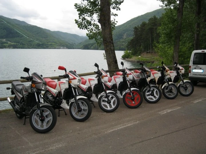Foto del giorno: raduno delle Gilera RV 125 e 200