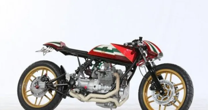 Custom: Guzzi V50 "Opal" by Rno Cycles