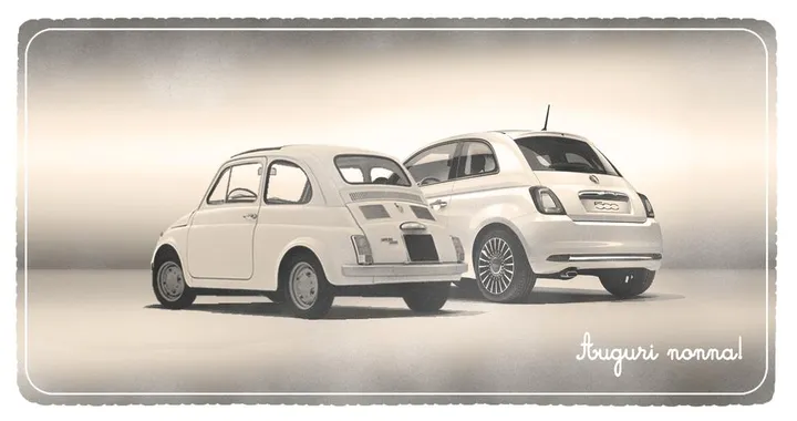 Festa dei nonni: gli auguri della Fiat 500