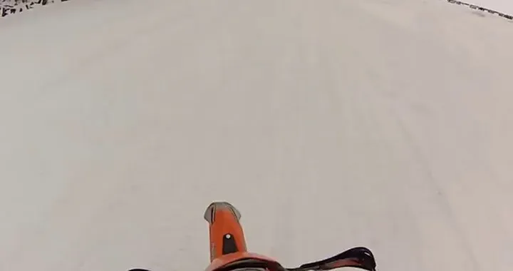 KTM su lago Ghiacciato