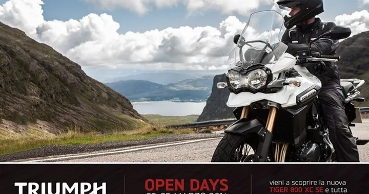 Triumph Open Days il 22 e 23 Marzo con le novità 2014