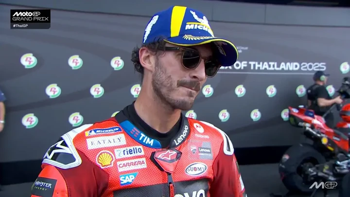 Bagnaia terzo in Thailandia: 