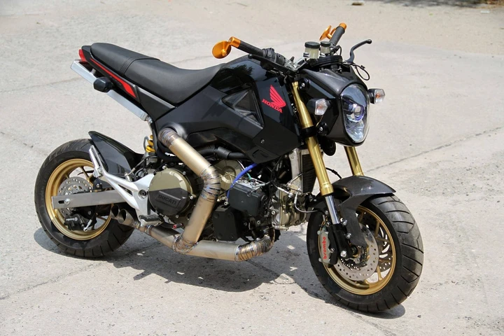 Una Honda MSX con i motore della 1199 Panigale R [Video]