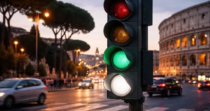 Semafori, spunta una quarta luce: cosa significa quando diventa bianca