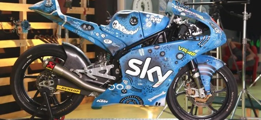 Moto3 Misano: livrea 'artistica' per lo Sky Team VR46