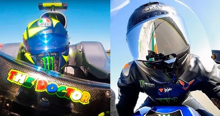 Rossi-Hamilton, i video on board dello scambio