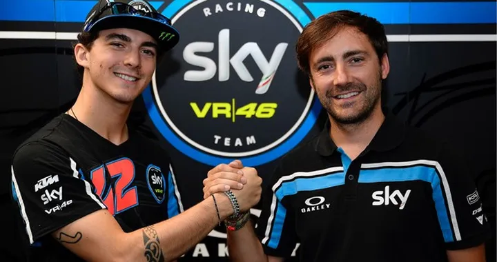 Moto2, Pecco Bagnaia rinnova con il Sky Racing Team VR46
