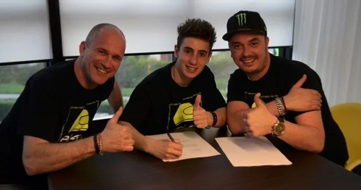 Andrea Antonelli nella VR46 Academy di Valentino Rossi