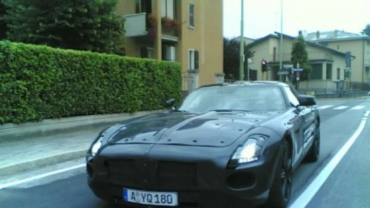Mercedes SLS: foto spia dal Chilometro Rosso Brembo