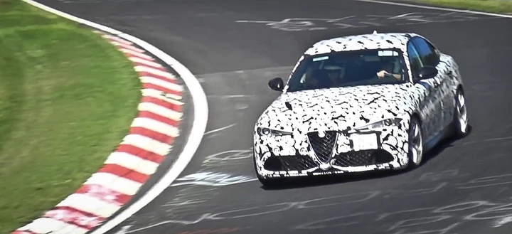 Alfa Romeo Giulia Quadrifoglio al Nurburgring [Video]