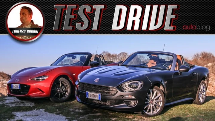 Mazda MX-5 Vs Fiat 124 Spider: la prova