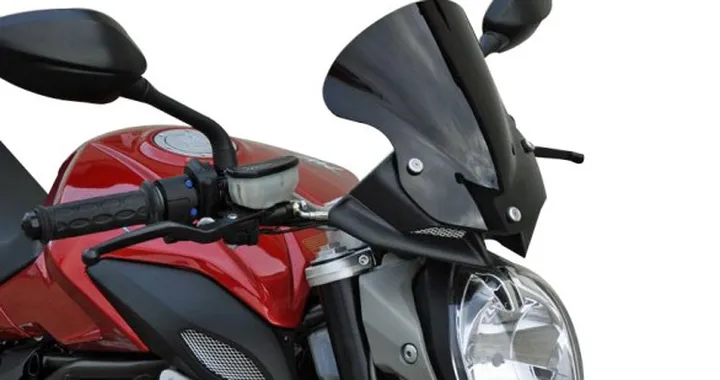 Skidmarx: cupolino e puntale per MV Agusta Brutale 800