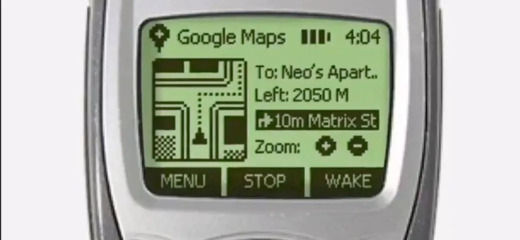 Se Google Maps fosse sbarcato sul Nokia 3310: un progetto nostalgico