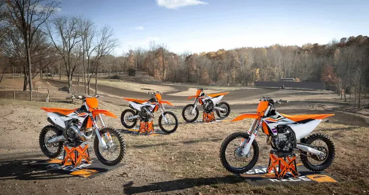 KTM svela la nuova gamma Motocross 2024