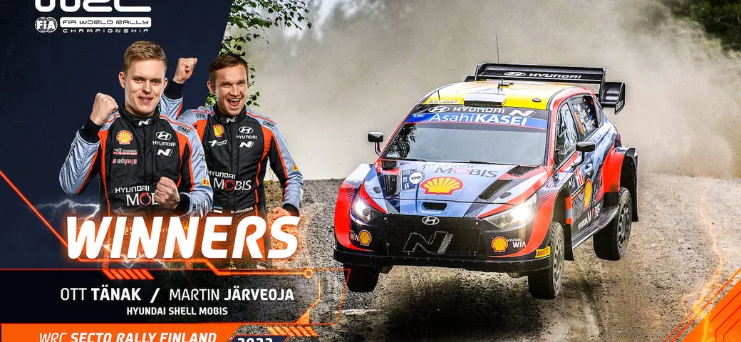 WRC: in Finlandia Tanak interrompe il dominio Toyota