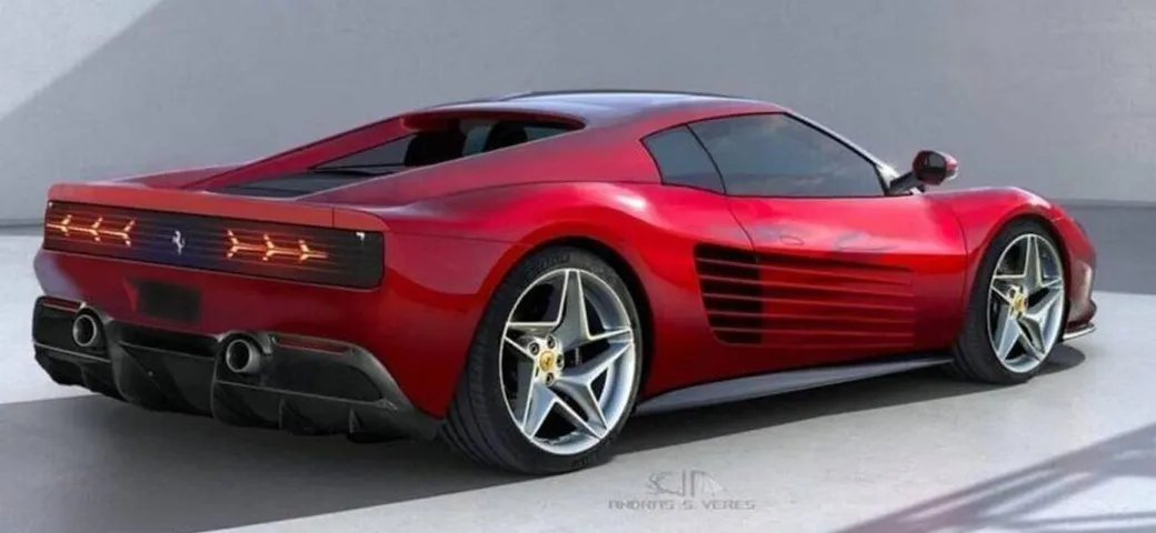 Ferrari Testarossa: come sarebbe la versione moderna