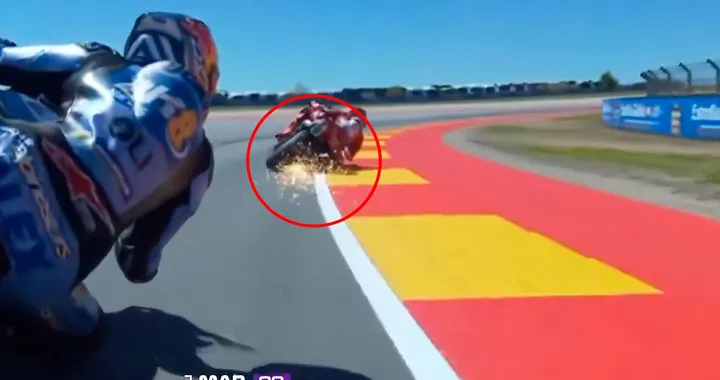 Márquez, errore a 340 km/h in Aragona: cosa è successo