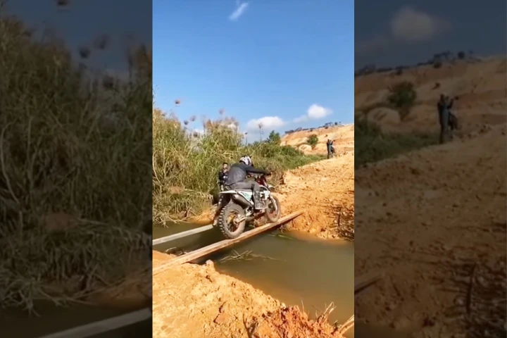 Enduro livello Pro: oltrepassare un torrente (Video)