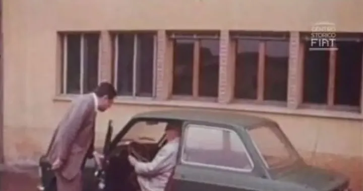 Spot Fiat 128 del 1969 con Enzo Ferrari