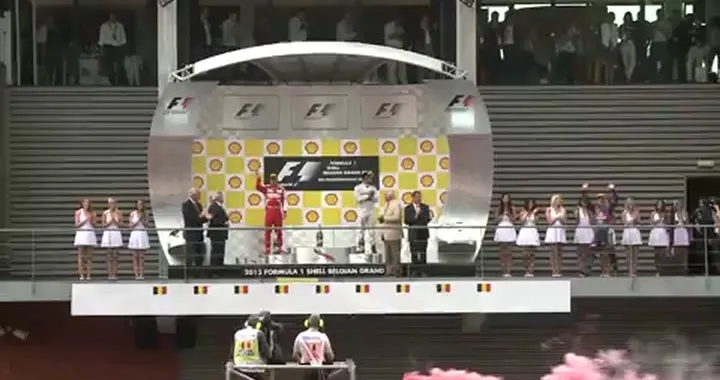 Greenpeace al GP del Belgio F1 2013 contro Shell