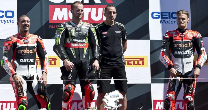 SBK Laguna Seca 2016: Sykes vince Gara-2 su Giugliano e Davies, out Rea [Foto]