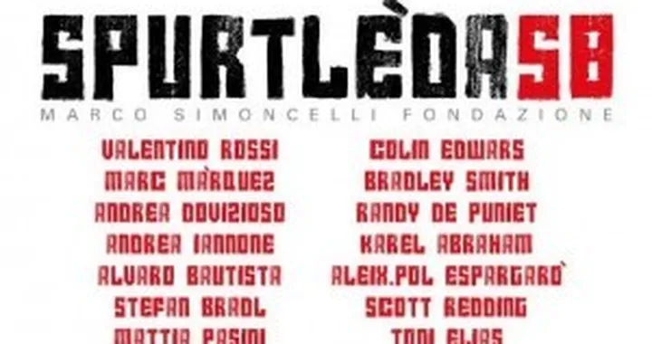 Spurtleda: Rossi, Marquez e Dovizioso in pista per ricordare Simoncelli