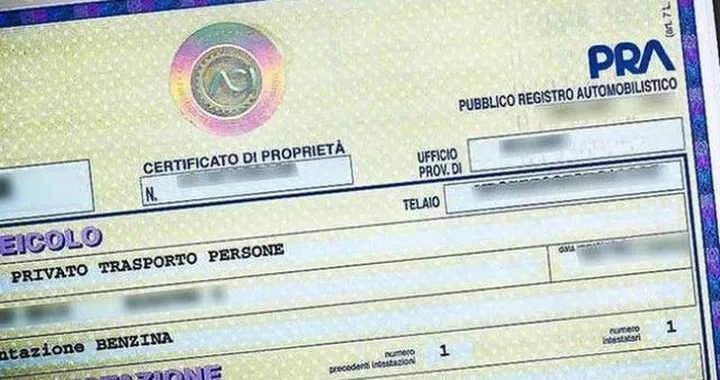 Documento unico di circolazione: slitta al 30 giugno