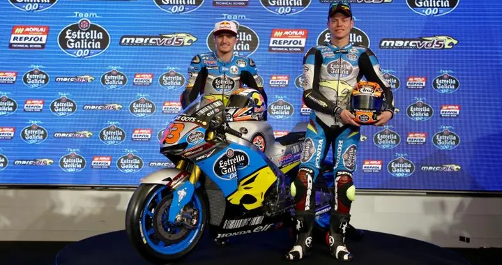 Presentazione dello 'squadrone' Estrella Galicia 0,0 Marc VDS