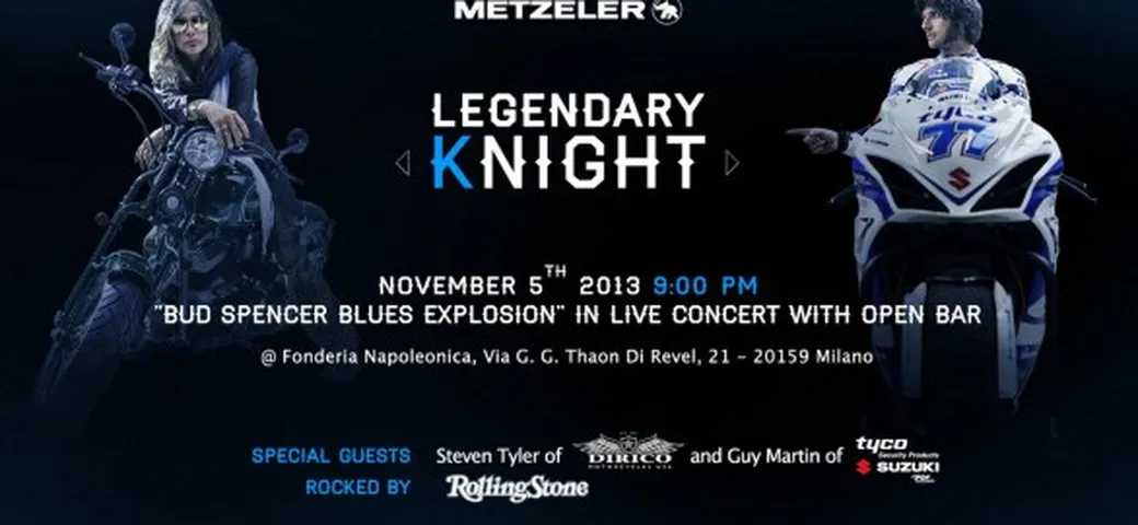 Steven Tyler e Guy Martin ospiti d'onore alla Metzeler Legendary KNight di Milano