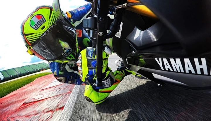 Video: a Misano con Valentino Rossi