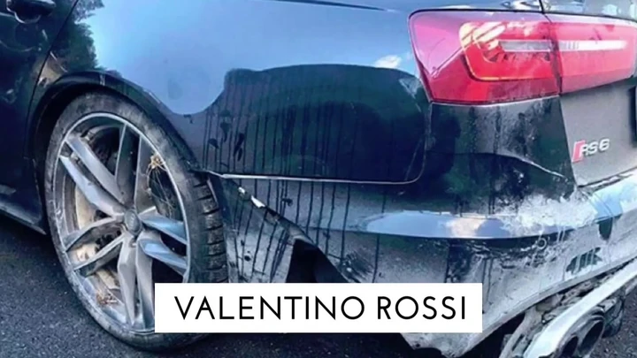 Valentino Rossi: che danni alla sua Audi RS6!