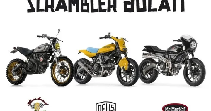 Ducati Scrambler Special by Deus Ex Machina, Officine Mermaid e Mr. Martini
