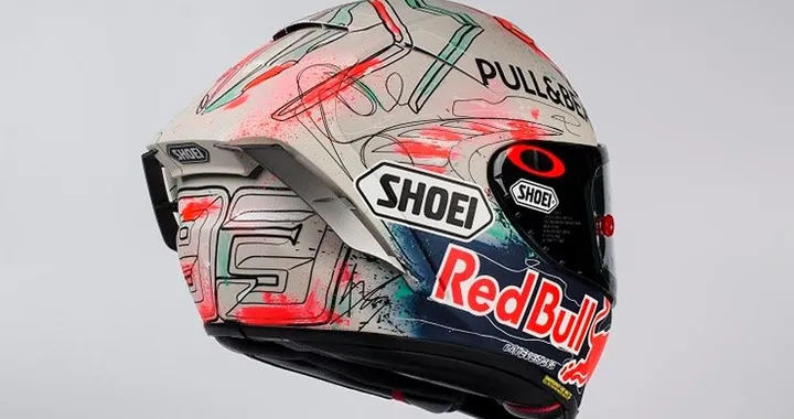 Marc Marquez, casco speciale per il GP di Catalunya