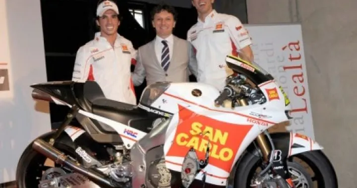 MotoGP: Presentato il Team San Carlo Honda Gresini