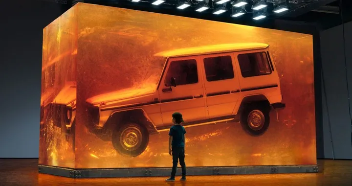 La Classe G immersa nella resina sembra uscita da Jurassic Park