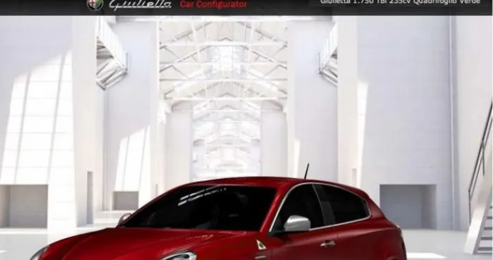 Alfa Romeo Giulietta: ecco il car configurator !
