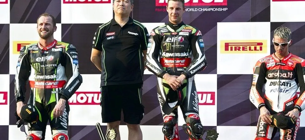 SBK Thailandia, gara 2: Rea in scioltezza, Melandri 3° [Foto]