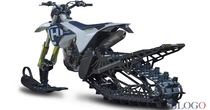 In moto sulla neve con la russa Snowrider