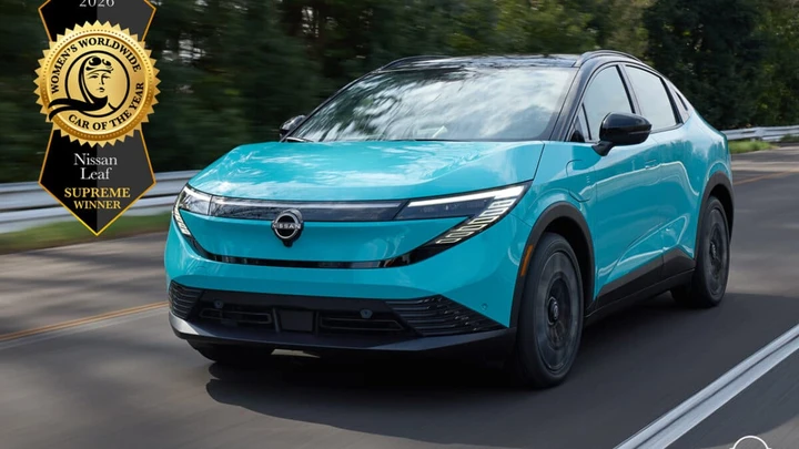 Nissan Leaf nominata auto dell'anno 2026 dal WWCOTY